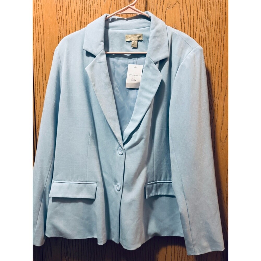 Appleseed's Sky Blue Women's Blazer - Picture 5 of 9